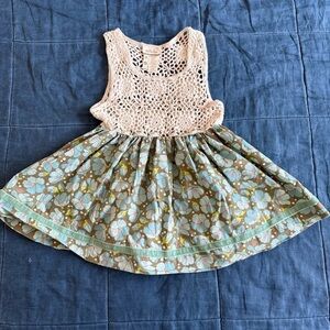 Matilda Jane crochet Top Dress Size 4